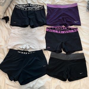 6 pairs of shorts